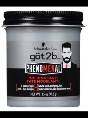 Got2b Phenomenal Molding Paste by Schwarzkopf  3.5 oz